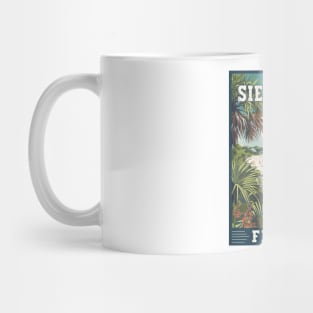 Siesta Key Florida Tropical Paradise Travel Art Mug